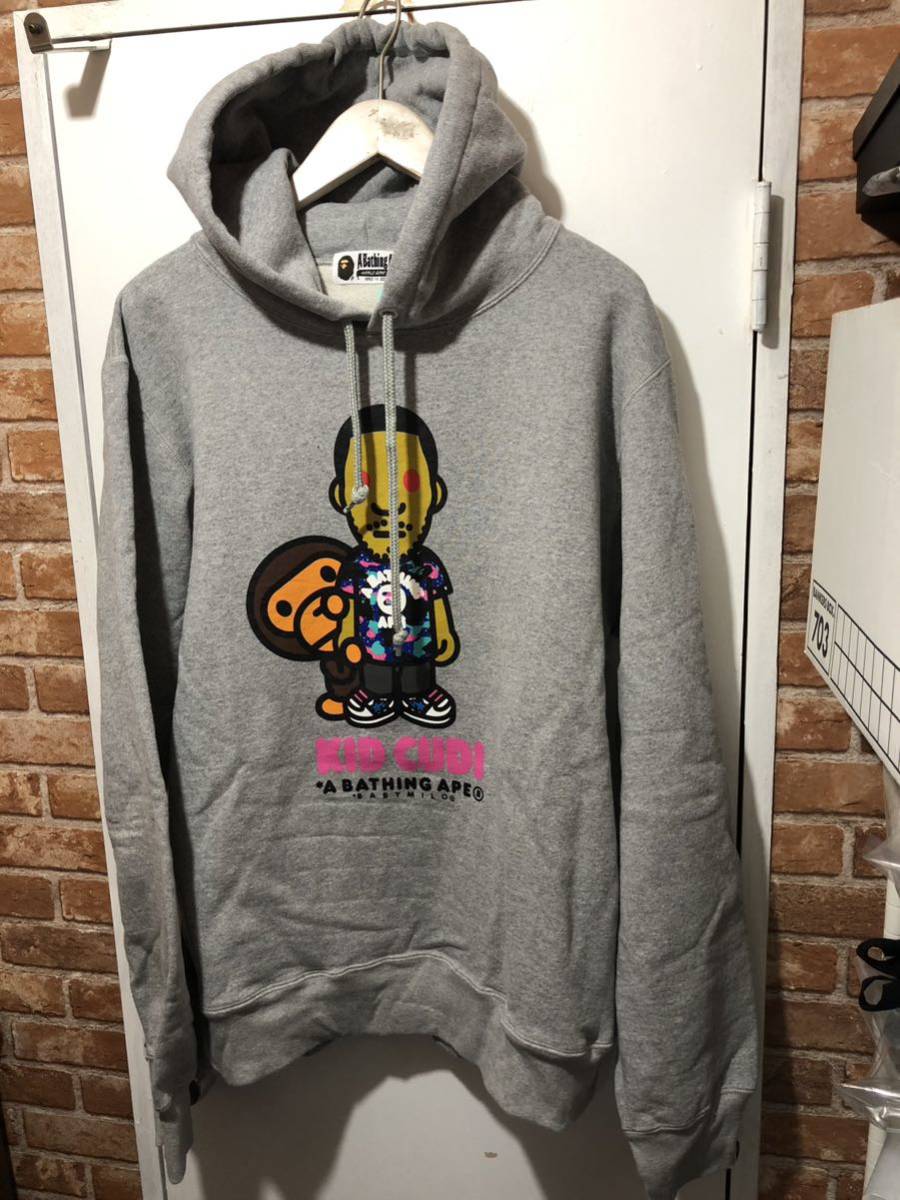 爆売り！ BATHING A APE×KID グレー FK パーカー 002PPG731901X サイズ