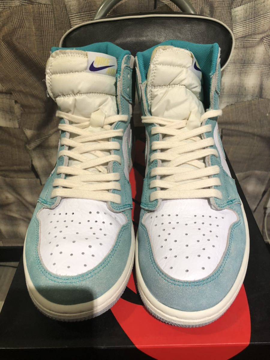 NIKE ナイキ　AIR JORDAN 1 RETRO HIGH OG TURBO GREEN エアジョーダン１レトロハイOG 555088-311　サイズ10.５　ターボグリーン　FK_画像6