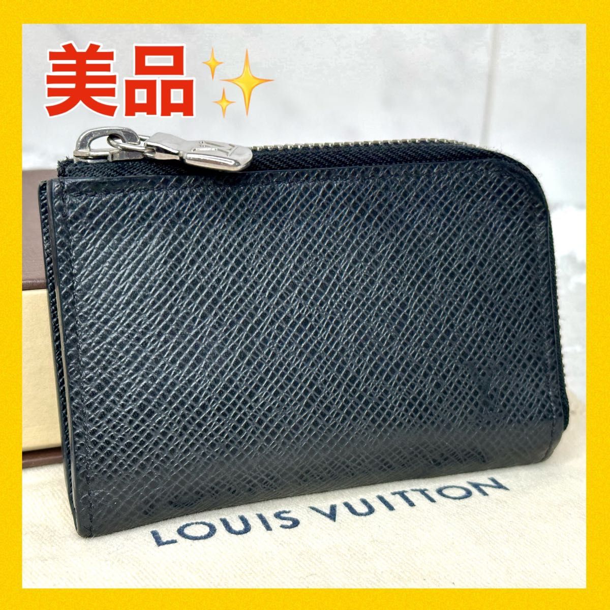 美品 】ルイヴィトン LOUIS VUITTON タイガ ポルトモネ ジュール ミニ