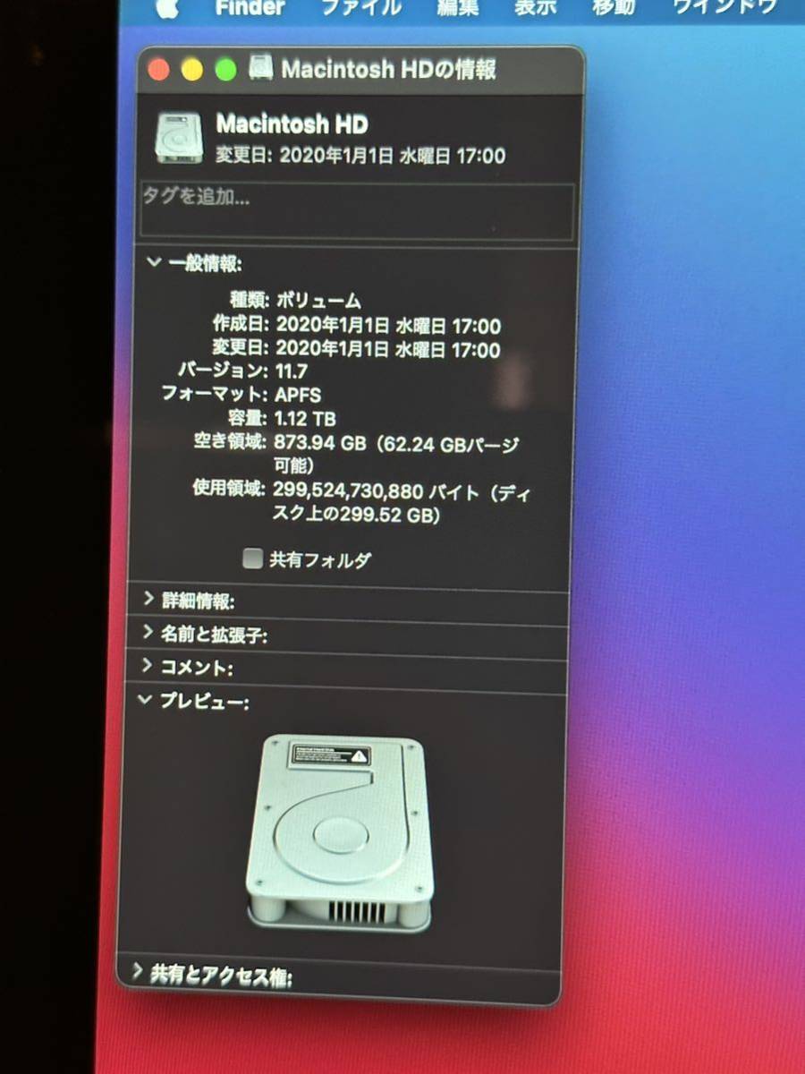 Apple iMac 27inch Late2014 Core i5 3.5GHz メモリ8GB ストレージ1TBHDD 純正キーボード、マウス_画像3