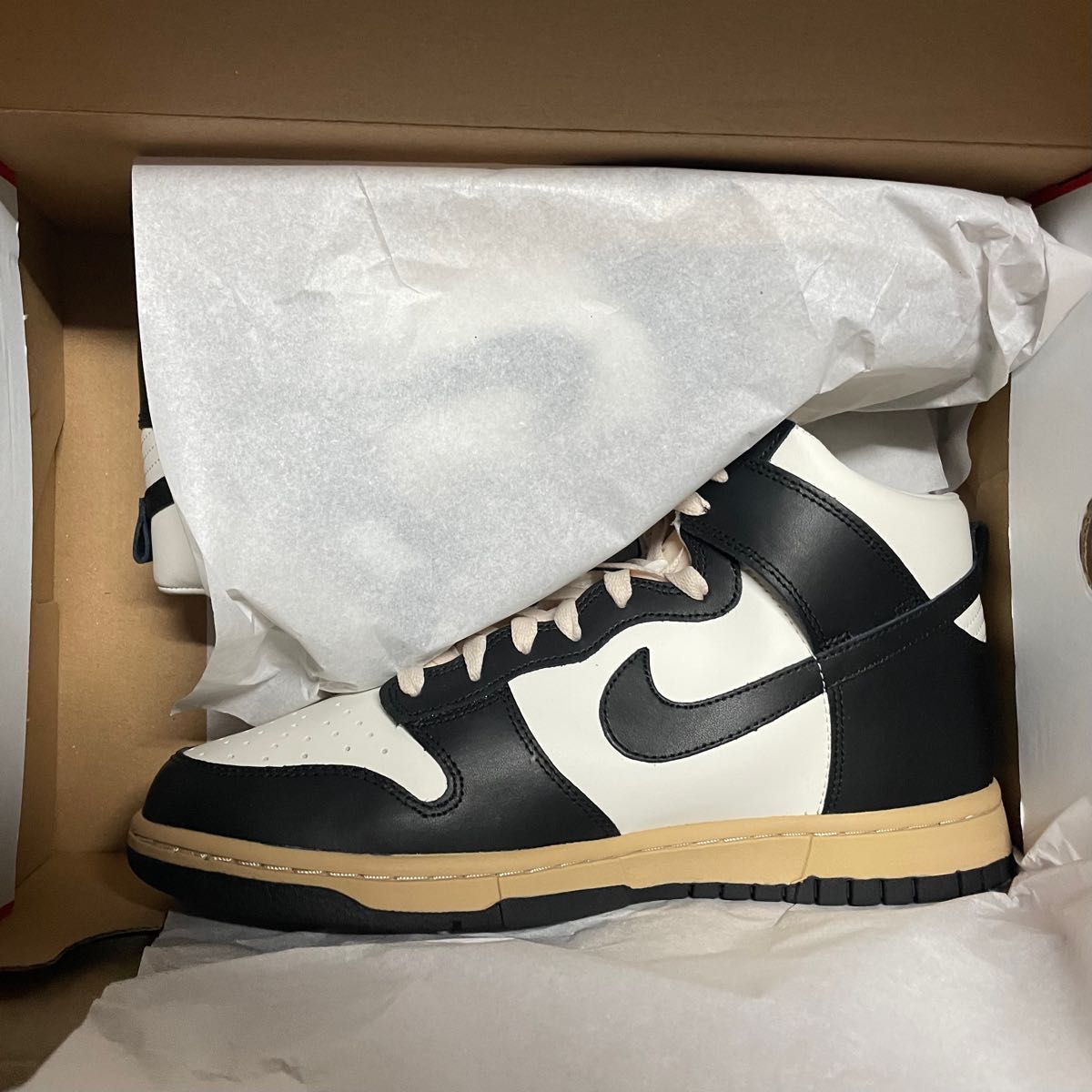 完売 NIKE ウィメンズDUNK high ブラックホワイト 28cm econet.bi