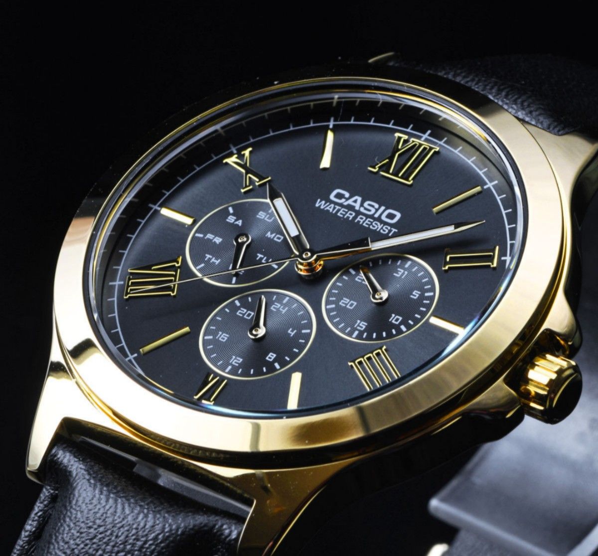 CASIO 日本未発売 カシオ 並行輸入品 最新作 ゴールド ローマ数字 m防水 チープカシオ 腕時計 メンズ 激レア