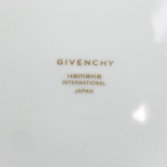 未使用 GIVENCHY プレート 5枚セット ジバンシー スープカレー 皿 約21.5cm 花柄 YAMAKA 洋食器 プレートの画像7