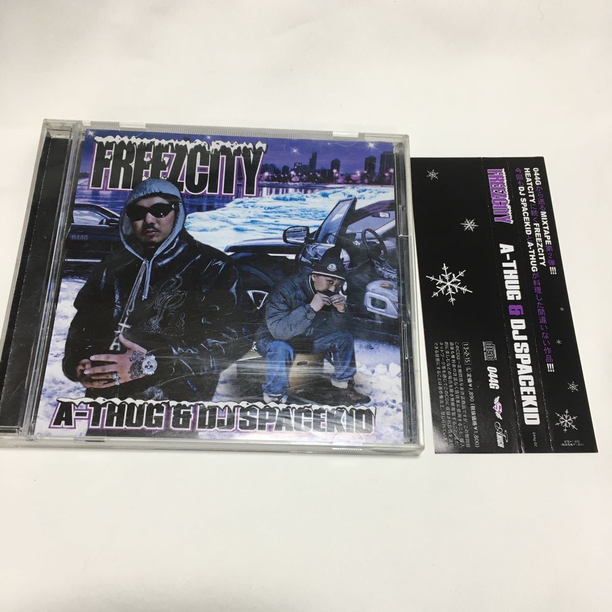 A-THUG & DJ SPACE KID FREEZCITY CD アルバム 帯付き 送料無料 044G MIXTAPE第2弾 HEATCITY pellepelle レザーコート