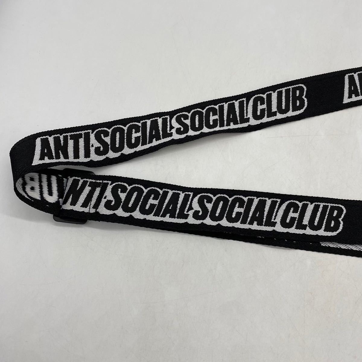 新品 ANTI SOCIAL SOCIAL CLUB Shoulder Bag BLACK アンチ ソーシャル ソーシャル クラブ ショルダー バッグ ブラック G1540_画像7