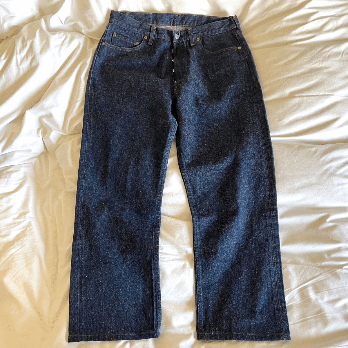 米国製 ハチマル 80s オリジナル Levi's 501 W36(W33) 濃紺 美品 CARE