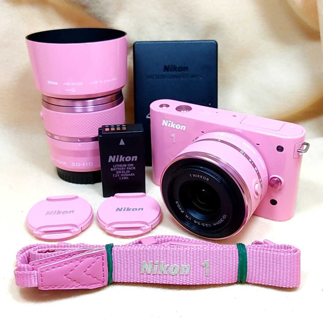 Nikon1 J1 限定ピンク 一眼ミラーレスカメラ 格安セール開催中 家電