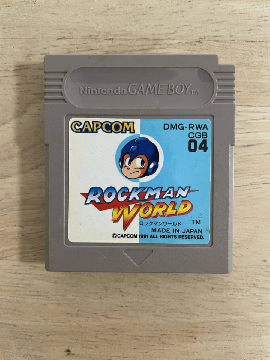 【限定即決】ROCKMAN WORLD ロックマンワールド CAPCOM カプコン DMG‐RWA E.105 ゲームボーイ アドバンス レア レトロ 同梱可_画像1