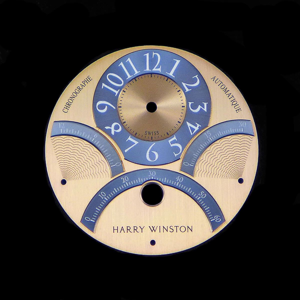 Harry Winston ハリーウィンストン オーシャントリレトロ 純正 文字盤 400/MCRA44W ローズゴールド ネイビー色 44mm 超美品