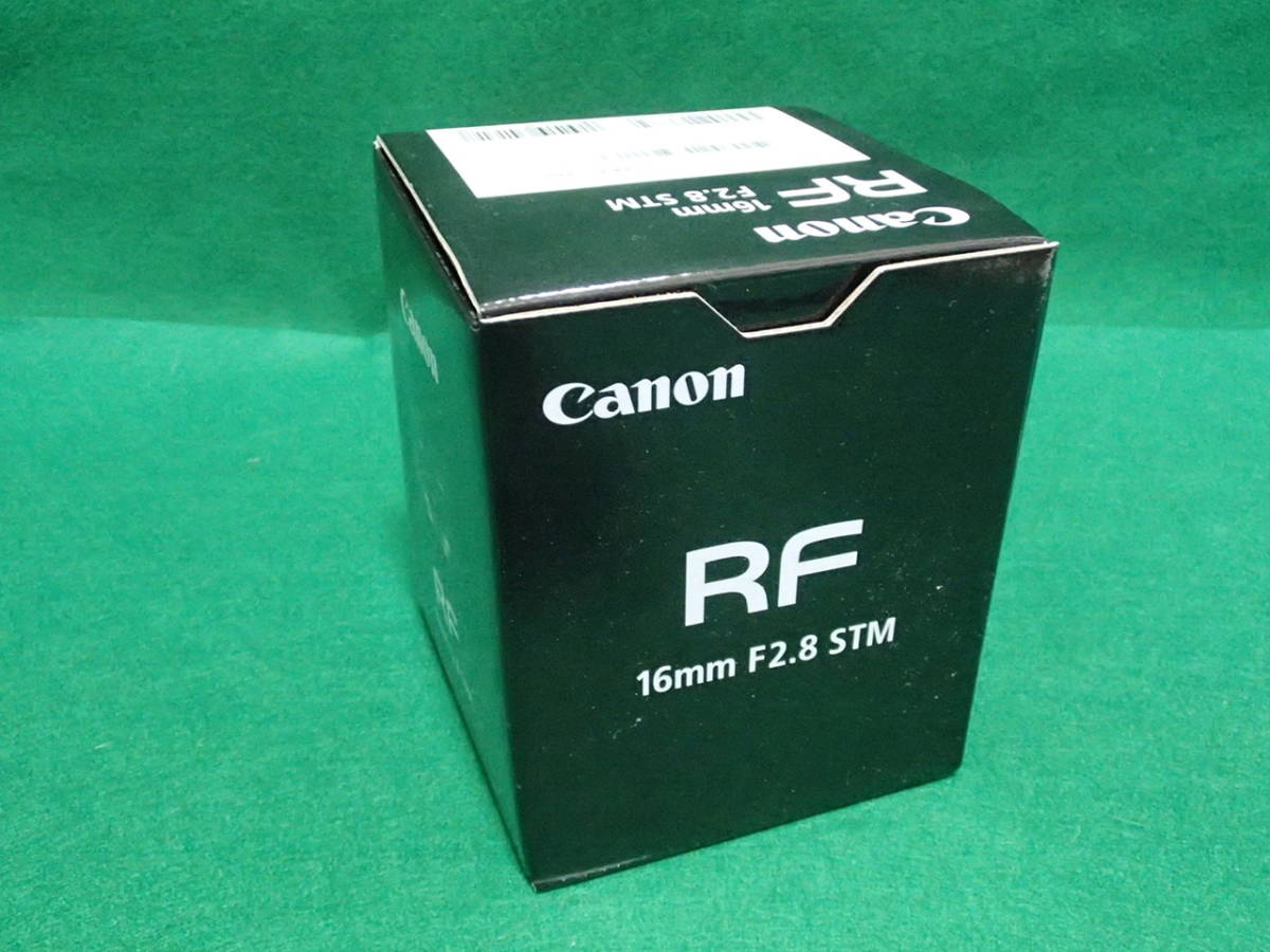 未使用品 Canon キヤノン RFマウント 広角単焦点レンズ RF16mm F2.8 STM　メーカー保証付！_画像2