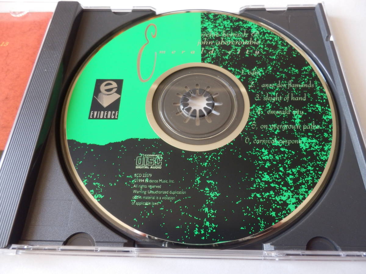 CD/ジャズ/リッチー.バイラーク:ピアノ/ジョン.アバークロンビー:ギター/Richie Beirach & John Abercrombie - Emerald Cityの画像3