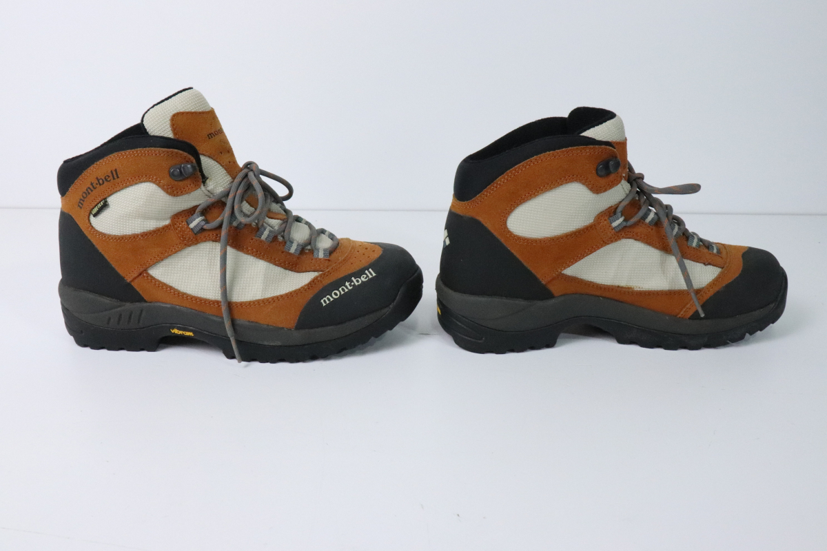 montbell モンベル トレッキング ロッキングシューズ Goretex ゴアテックス vibrom ブラウン ブーツ 登山 山登り アウトドア 004FEDG15_画像3