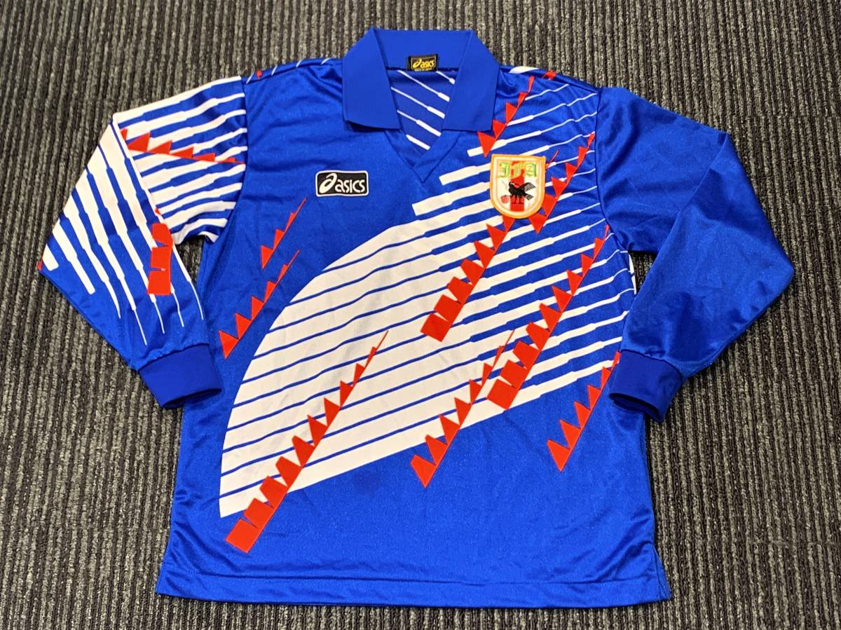 1994-95 サッカー 日本代表 ドーハモデル asics アシックス 1st. 新品未使用 長袖 ユニフォーム 正規品 ／ W杯 カズ KAZU 森保監督_画像1