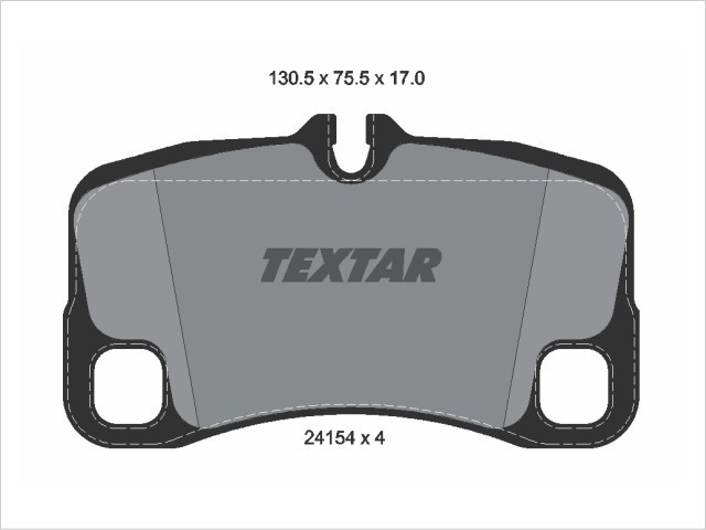 TEXTER 新品 ポルシェ 911 ターボS 3.8L 997型 リア ブレーキパッド 99735294900 99735294901 99735294905 99735294906_画像1