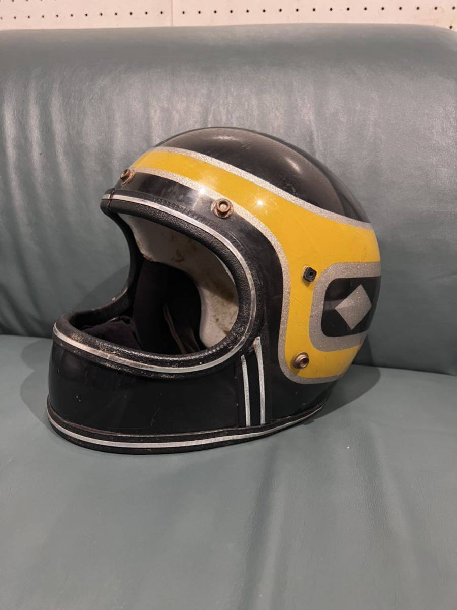 ヤフオク! - 70s GRANT フルフェイス ヘルメット 当時 ダイア...