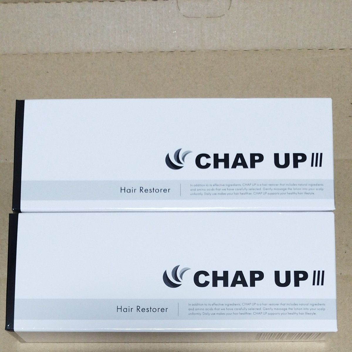 新品未開封薬用 チャップアップ CHAPUP 育毛剤120ml ×2本 メンズ