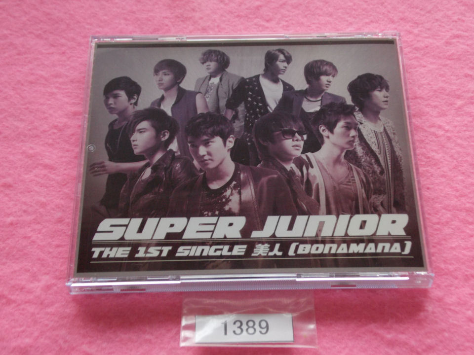 CD／Super Junior／美人 (BONAMANA)／スーパージュニア／管1389_画像1