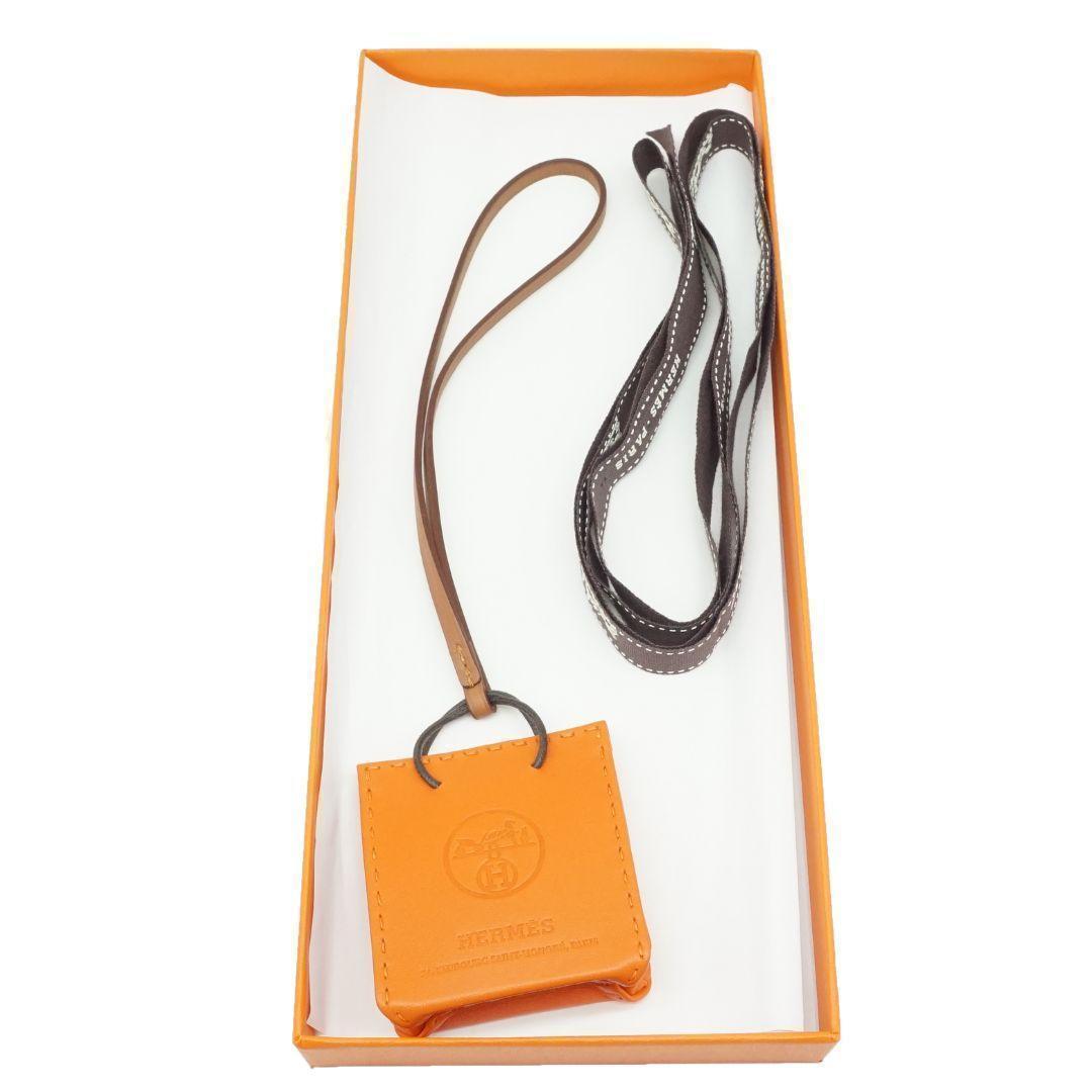 未使用】エルメス HERMES サックオランジュ バッグチャーム Y刻印