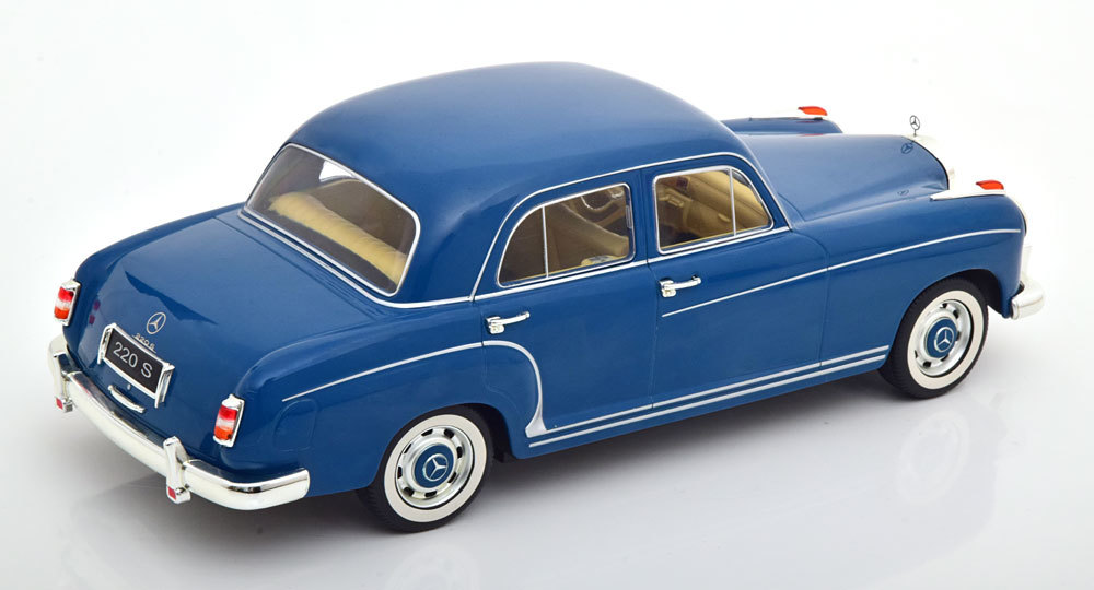 KK scale 1/18 Mercedes 220S W180II Limousine 1956　ブルー　ダイキャスト製　メルセデス　ベンツ_画像2