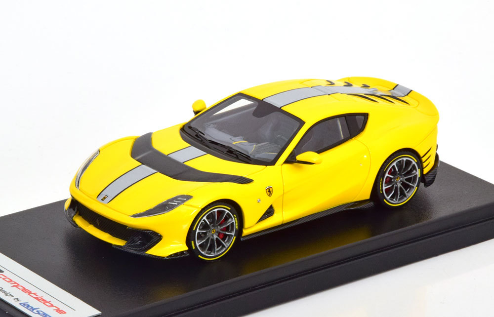 1/43 Looksmart Ferrari 812 Competizione Giallo Tristrato フェラーリ ルックスマート_画像1