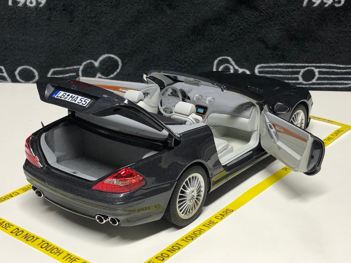 norev 1/18 Mercedes Benz SL 55 AMG R230 obsidian black Mercedes Benz Norev dealer special order goods 