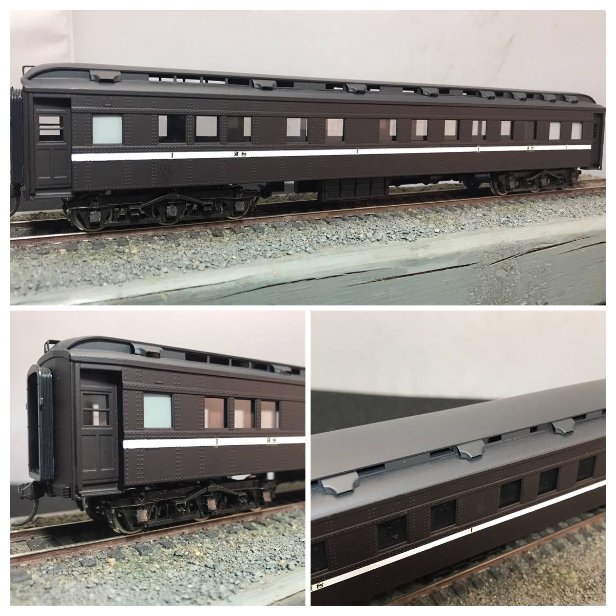 美品 箱付 希少 珊瑚 サンゴ D 客車 特急 富士 鉄道模型 6両