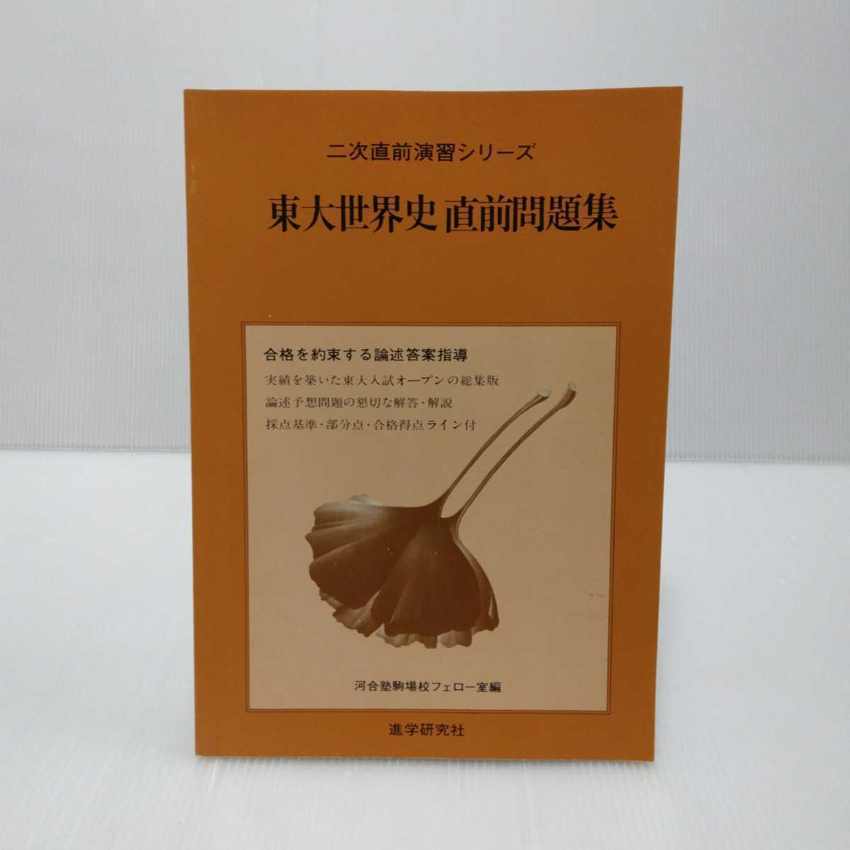 福袋 東大世界史直前問題集 二次直前演習シリーズ 1981.10発行 河合塾