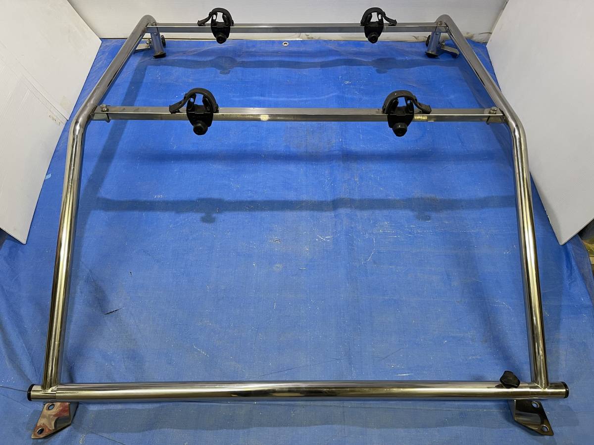 □レア美品ユーノスロードスターRSシステムラック(RS SYSTEM RACK)キャリアベースGM CLUBジーエム・ オールステンレス製ルーフキャリア希少 - アクセサリー