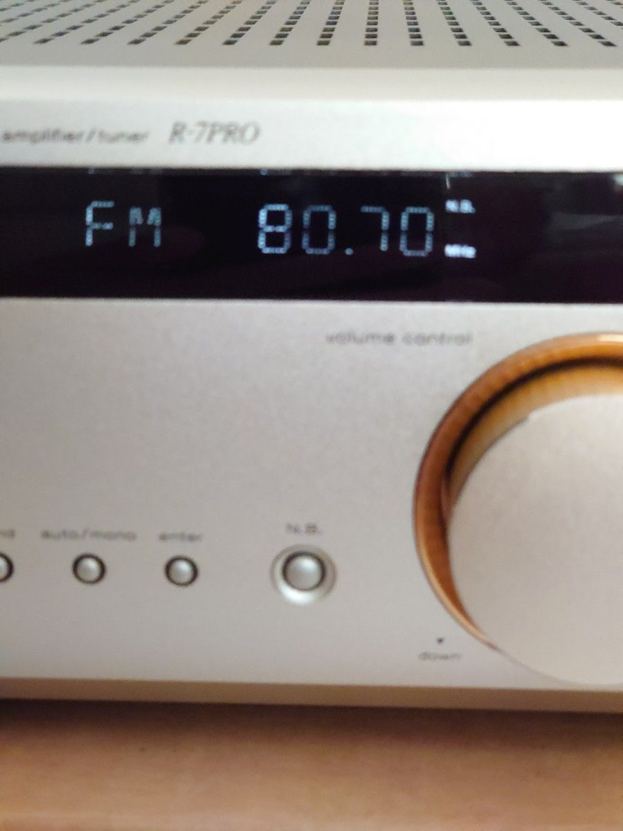 KENWOOD チューナーアンプ【R-7PRO 】純A級パワーアンプ搭載 KENWOOD チューナーアンプ【R-7PRO 】純A級パワーアンプ搭載