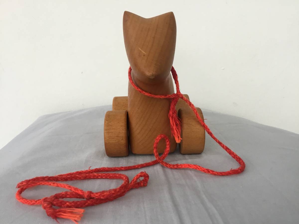 VITALI pull toy Switzerland made vi ta-liAntonio Vitali wooden toy Pull toy Naefnef company 