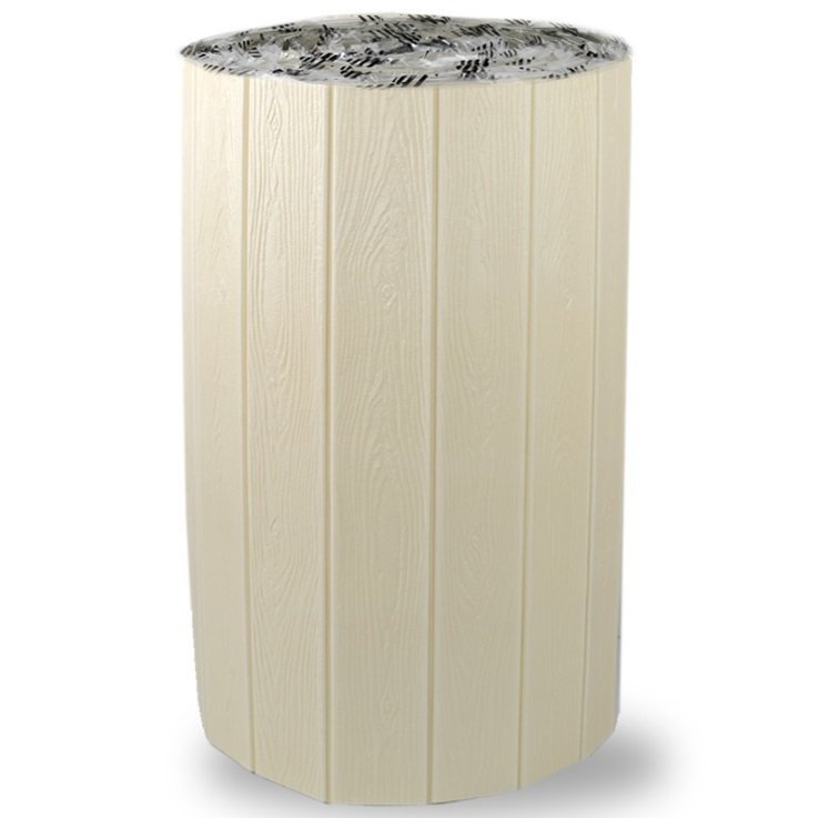 ロール売【1m×20m】木目 ナチュラルカラー B371 アイボリー 3D クッション 壁紙 シール 糊付き リメイク 耐水 抗菌 傷防止