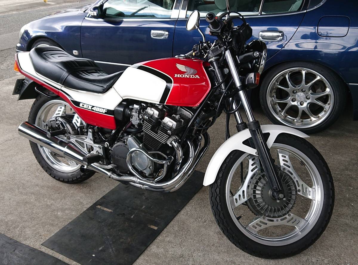 誠実】 CBX400F 1型 純正タイプ ラインステッカー 新品 青 白用