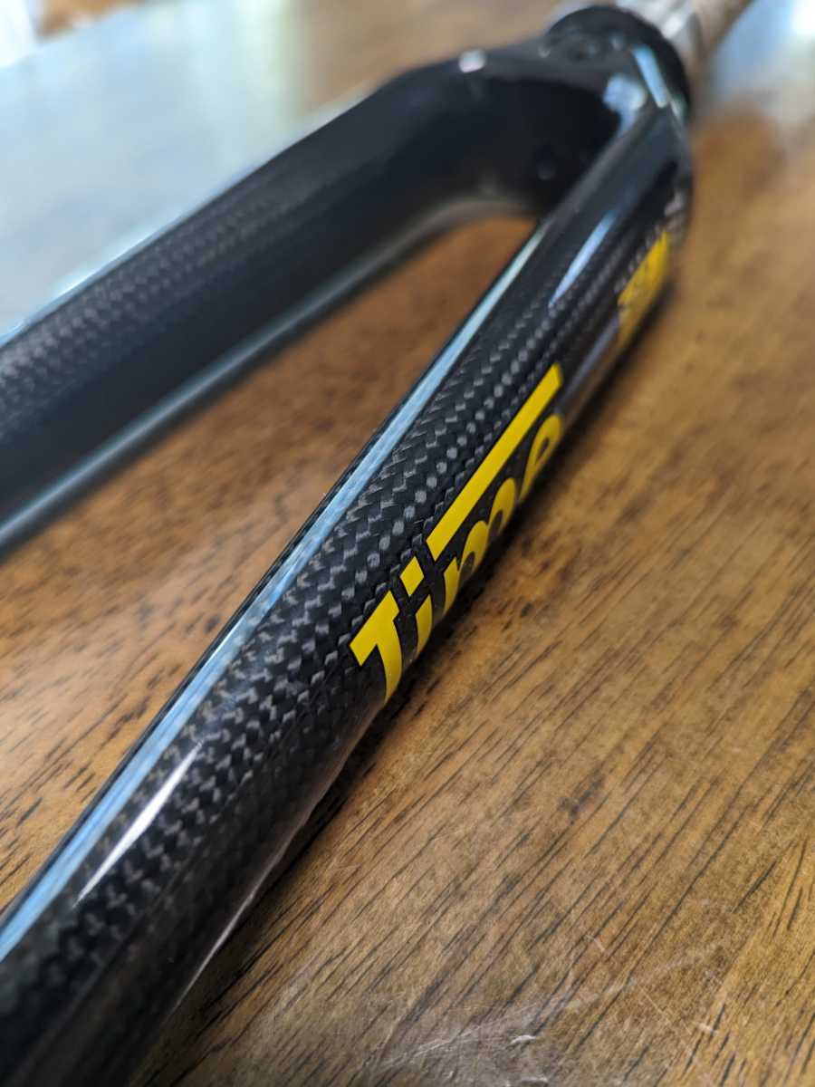 送料込み 美品 TIME 1インチスレッド カーボンフォーク コラム 送料込み 美品 TIME 1インチスレッド カーボンフォーク コラム