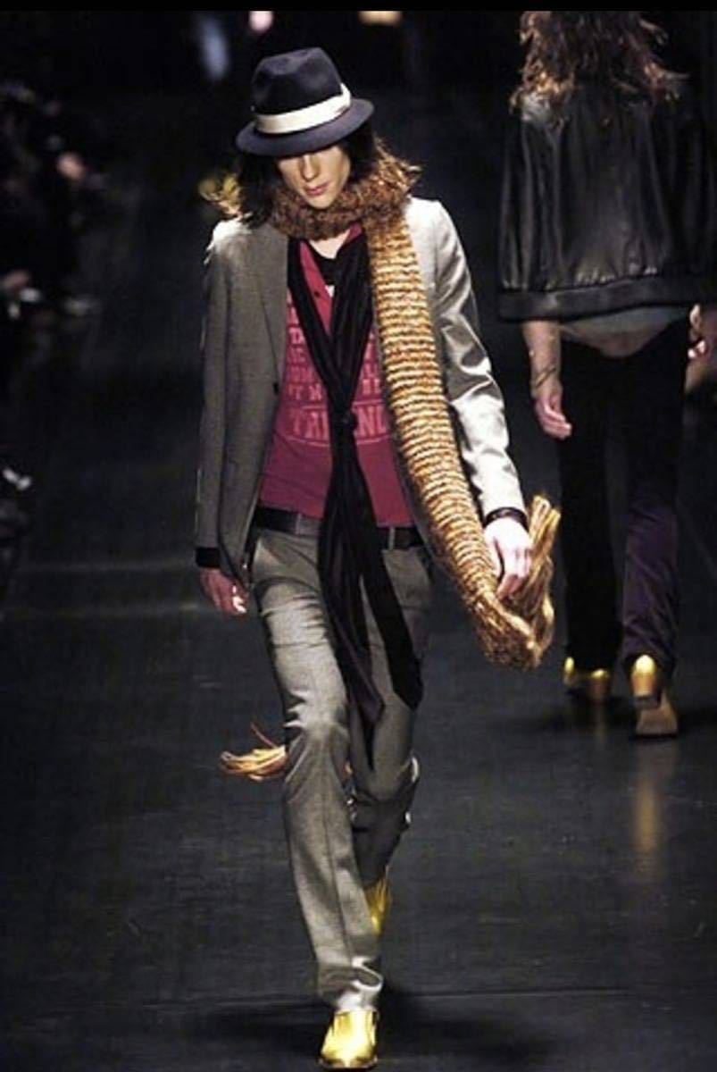 Yahoo!オークション - 05AW 名作 Dior Homme ロングマフラー エデ