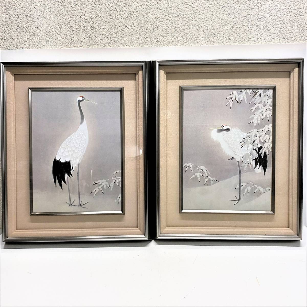 中古】上村松篁 筆「丹頂」複製画 額入り 昭和55年 - www.ece.edu.mx