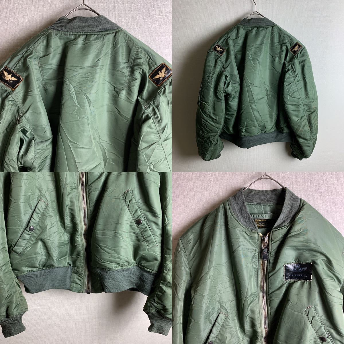 50s ヴィンテージ MA-1 Bタイプ 階級 大佐 米軍 フライト ジャケット