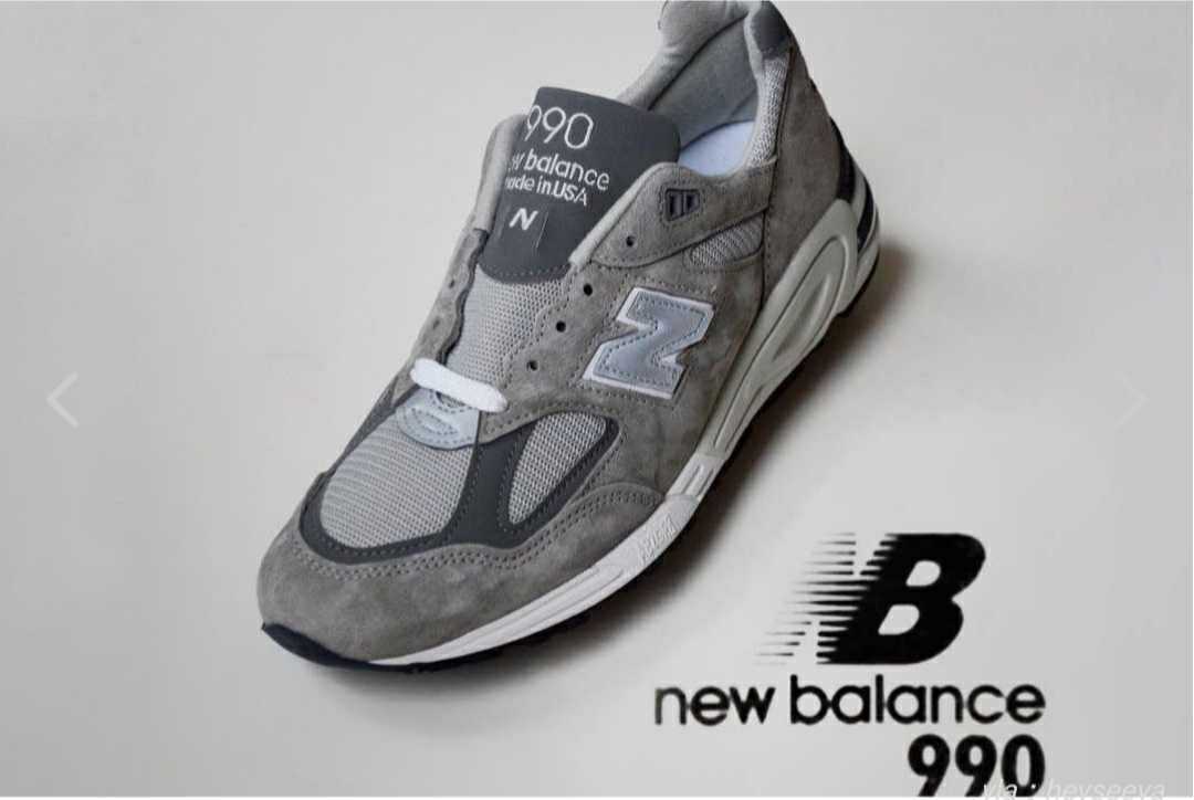 27.5cm【新品】New Balance 990V2 Greyニューバランス 990V2 グレー_画像2