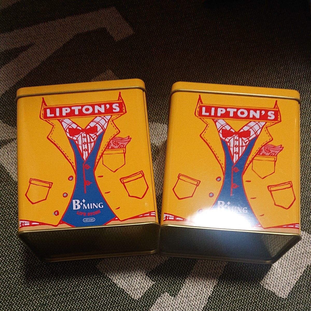 Lipton  紅茶缶  中身なし