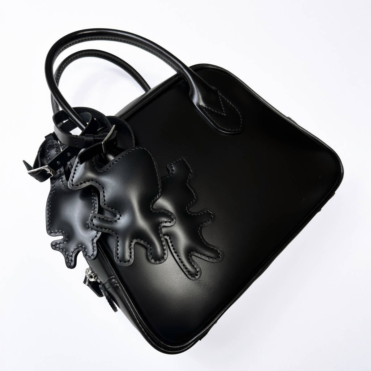 未使用 Xmas 青山バッグ ステアバッグ カスタム トイ コムデギャルソン 革鞄 レザー Holiday Aoyama Steer Bag Custom Toy Leather青山限定の画像3