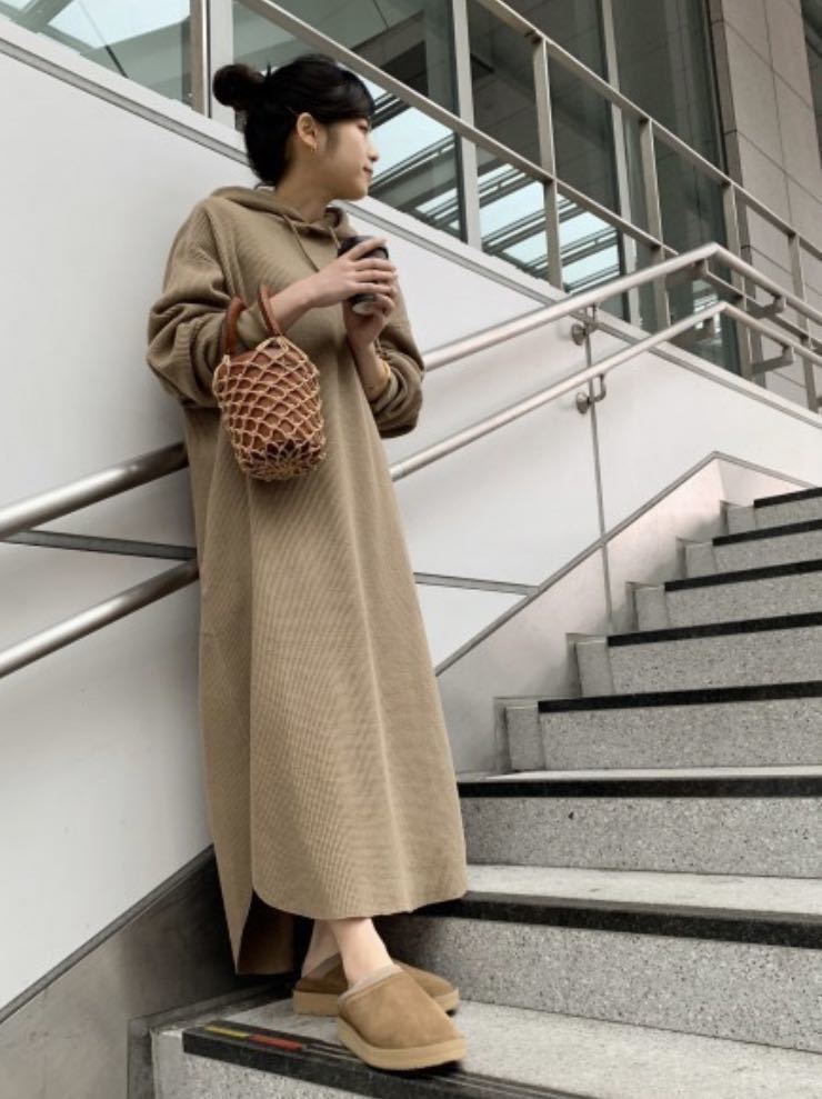 19ss AP STUDIO 別注AMERICANA サーマルフードワンピース | tspea.org