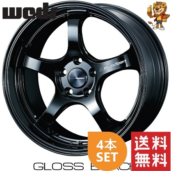 ホイール4本セット weds WEDSSPORT RN05M (GB) 19インチ 9.5J PCD114.3/5H インセット:48 ウェッズスポーツ RN05M 【法人宛て発送限定】_画像1