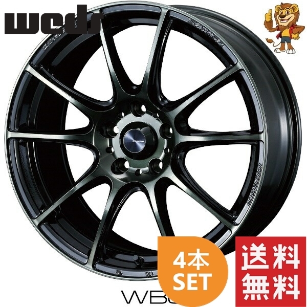 ホイール4本セット weds WEDSSPORT SA25R (WBC) 18インチ 8.5J PCD114.3/5H インセット:35 ウェッズスポーツ SA25R 【法人宛て発送限定】_画像1