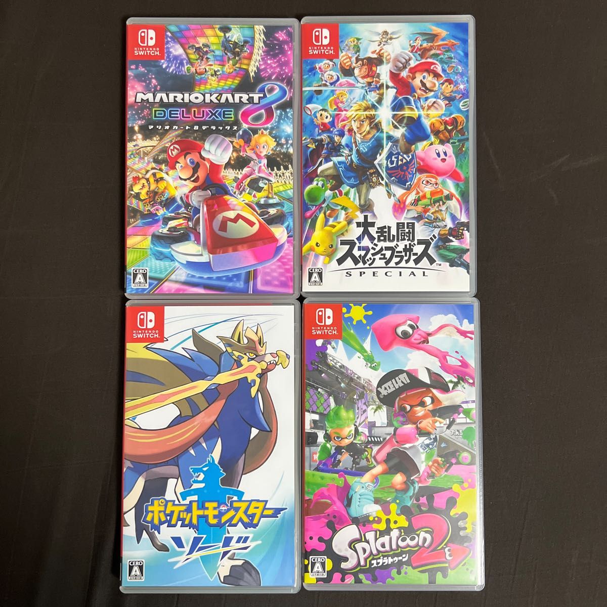 【おまけ付】テレビゲームPayPayフリマ|マリオカート8デラックス&スマブラ&ポケモンソード