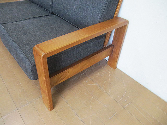 美品 SCANTEAK/スキャンティーク 「IKON」 北欧スタイル チーク材2人