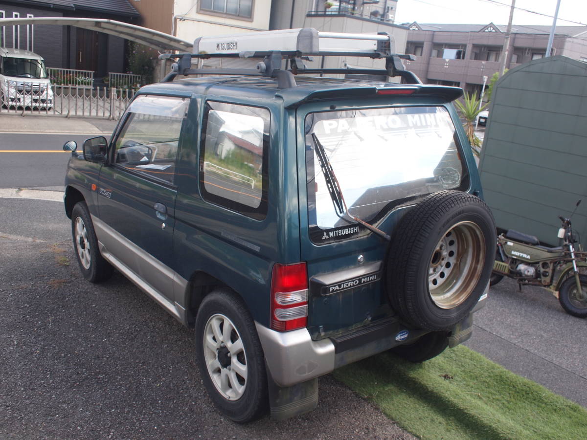  Mitsubishi Pajero Mini 4WD turbo 5MT actual work 8 ten thousand km pcs without document Nagoya departure 