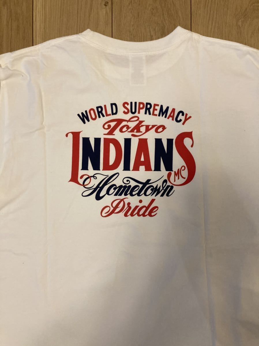 東京インディアンズ 新品 希少TOKYO INDIANS ×pabst blue ribbon 限定 ホットロッドカスタムショー2021 ネイバーフッド 長袖 L