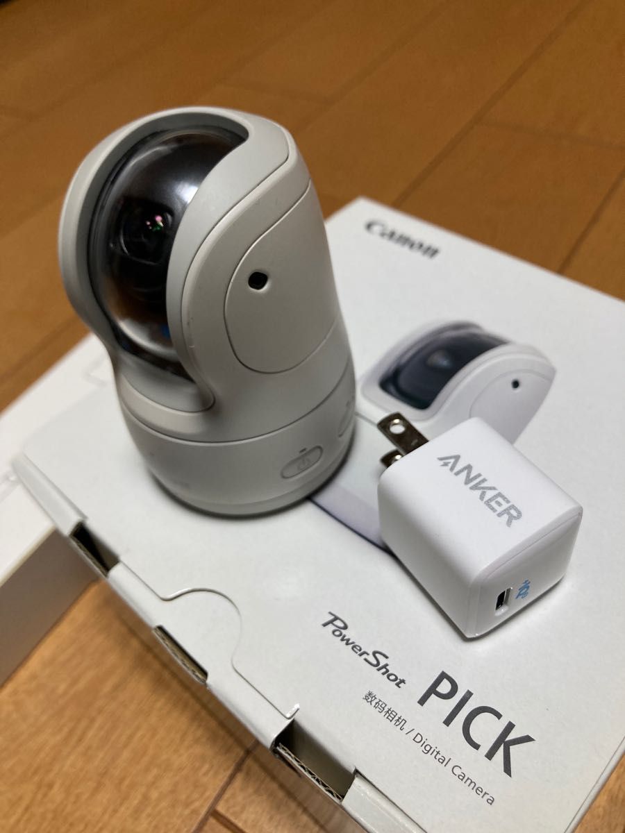 CANON PowerShot PICK ホワイト【限定品の三脚付き】 | accentdental