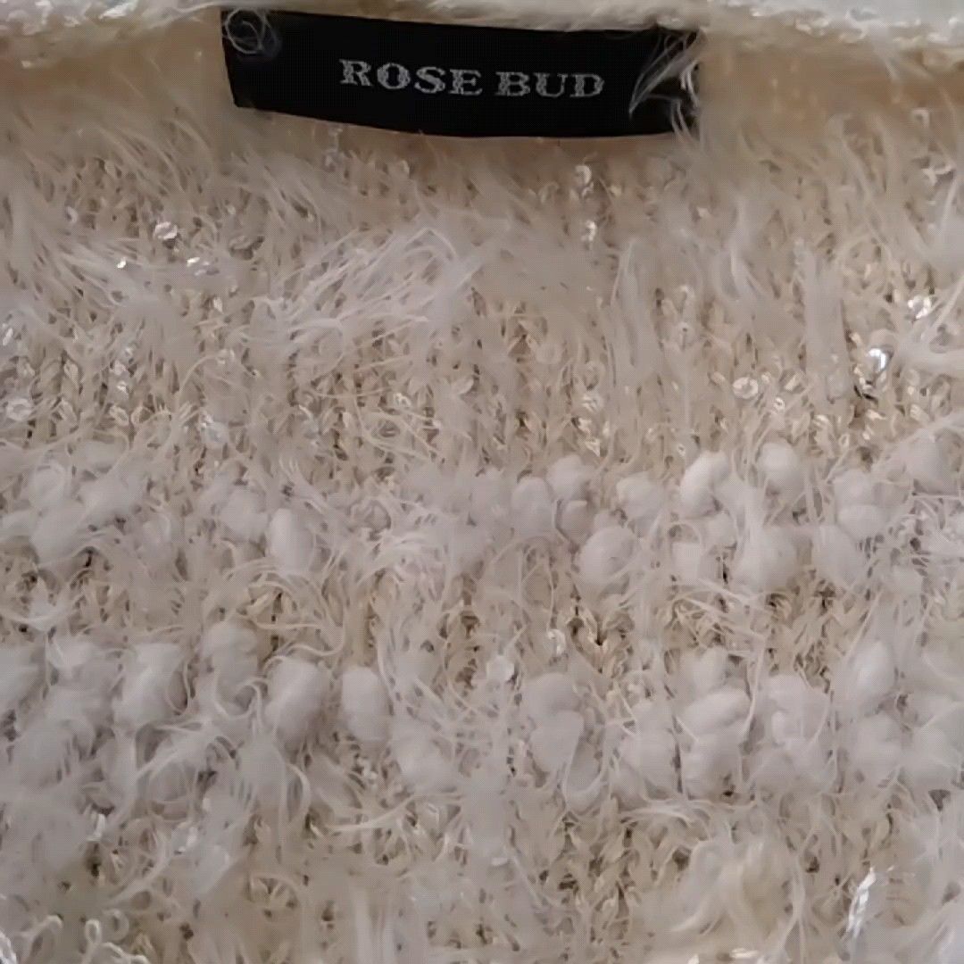ROSE BUD オフホワイト セーター 
