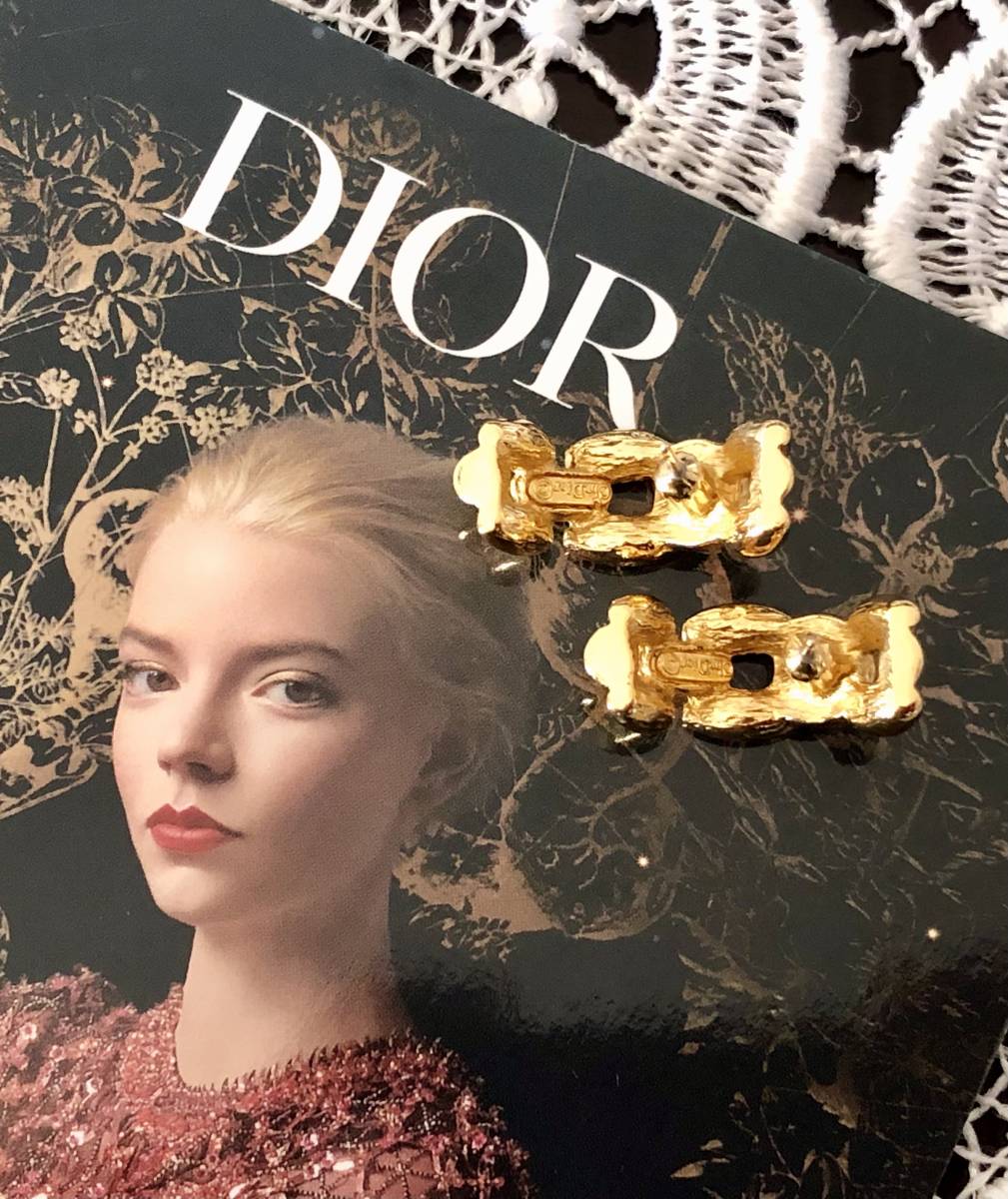 新年の贈り物 美品Christian Dior正規品オールドディオールピアス