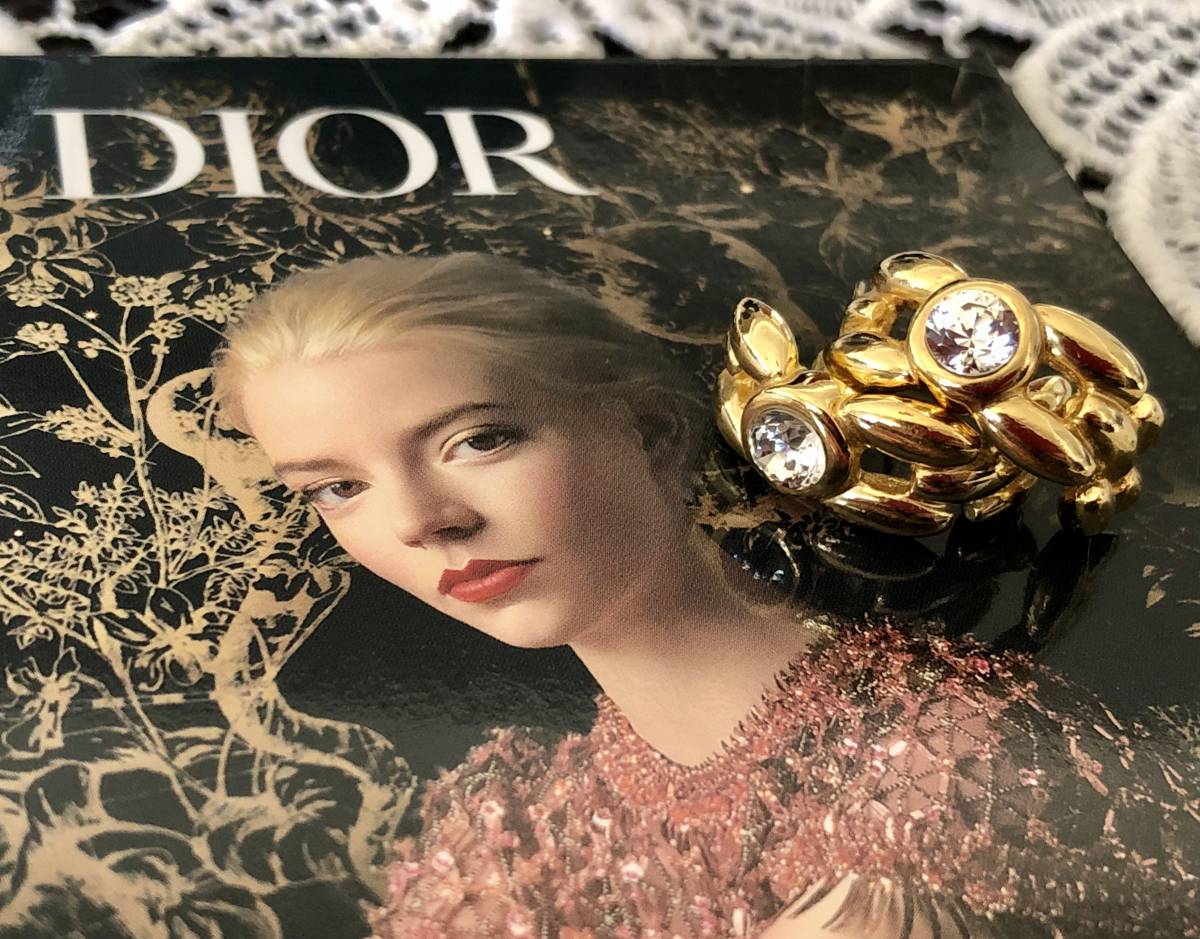 新年の贈り物 美品Christian Dior正規品オールドディオールピアス